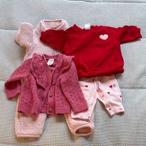 Carter's Pink Matching Set Bundle